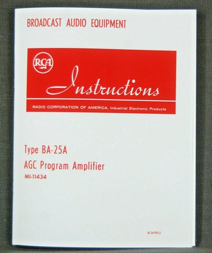 Rca tube compressor - ba-25,